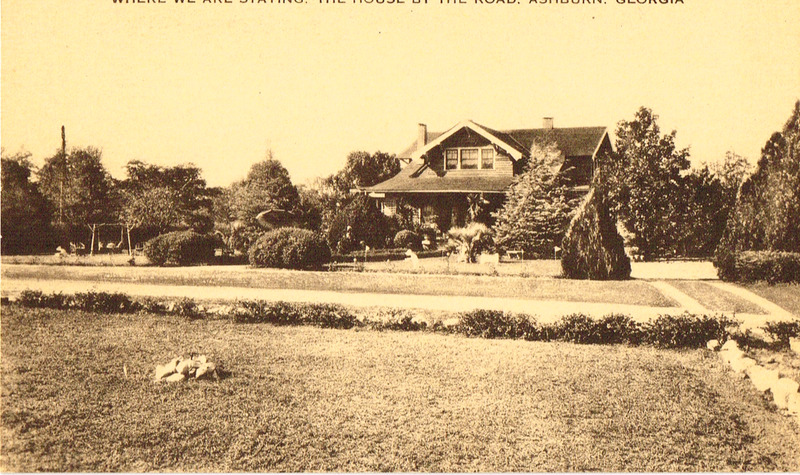 Where we are staying  - The House by the Road postcard front.tif