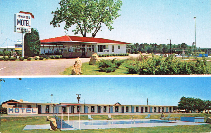 Congress Motel - 64719-C - postcard front.tif