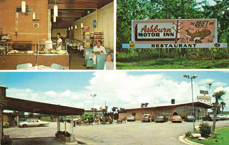 Ashburn Motor Inn Restaurant - 79374-C - postcard front.tif