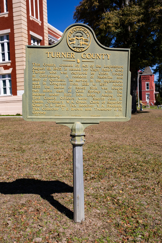 Turner County Project Markers by Courthouse 01.JPG