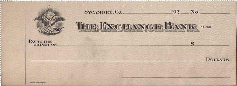 The Exchange Bank - Sycamore, GA - 1920s .jpg