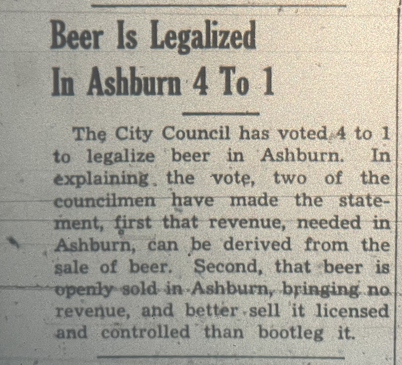 1948 Apr 15 WGF - Beer is Legalized in Ashburn.jpg