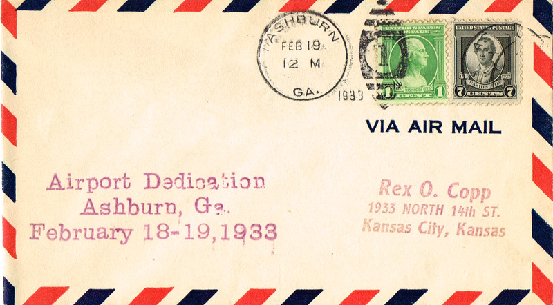Airport Dedication Envelope 1933.tif