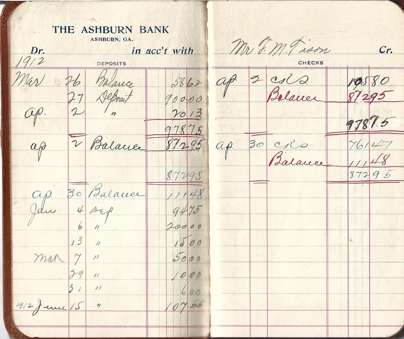 FM Tison receipt book - The Ashburn Bank, 1912-1913 3.jpg
