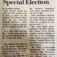 Turner County Project - Shirley Turner first female Ashburn City Council Member 5.31.1984 1.jpg