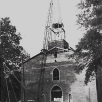 Ashburn Baptist Church Steeple Raising 1956 5.jpg