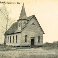 Methodist Church - Sycamore, GA - Postcard front.tif
