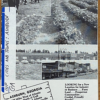 1950s Tourism Brochure from the Ashburn Turner County Chamber