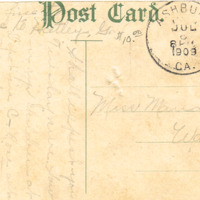 House post card - 1909 - postcard back.tif