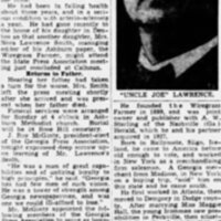 Obituary for  Lawrence (Aged 81) - ATL Constitution Aug 27 1939 page 12.jpg
