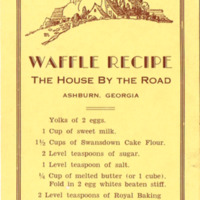Waffle Recipe - The House by the Road card.tif