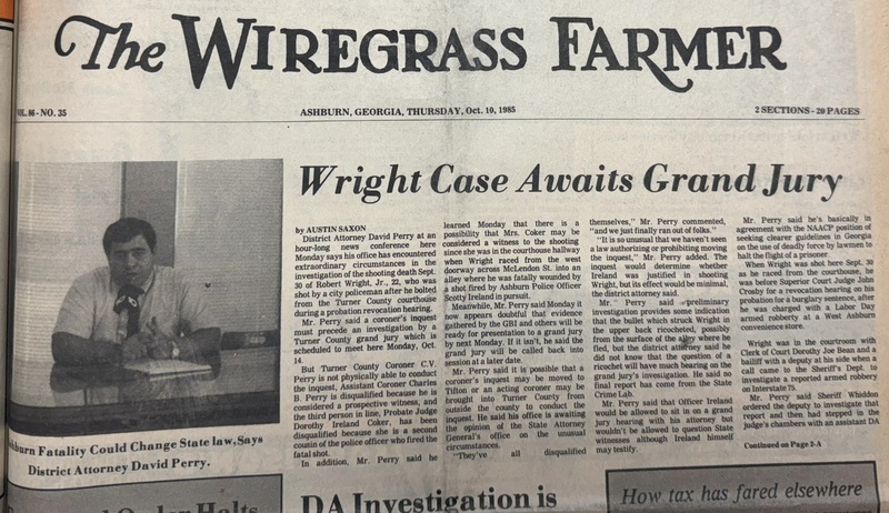 The Wiregrass Farmer October 10, 1985 - Wright Case Awaits Grand Jury 1 of 2.jpg