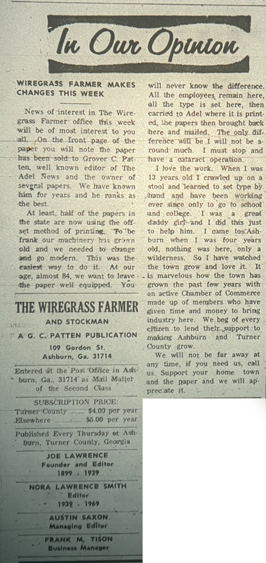 1969 Sept 4 - WGF sold to G.C. Patten of Adel 5.jpg