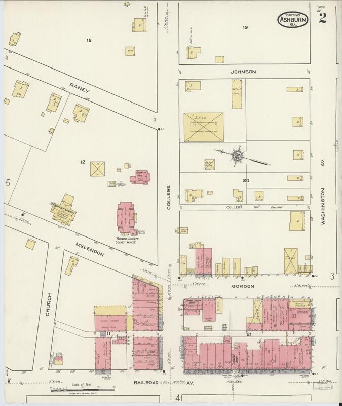 Sanborn Fire Insurance Map from Ashburn, Turner County, Georgia. - Sept 1921 2.jpg