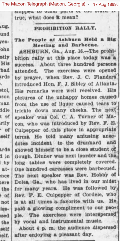 Prohibition Rally in Ashburn - The Macon Telegraph - 17 Aug 1899.PNG