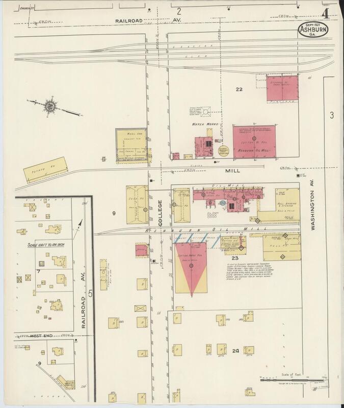 Sanborn Fire Insurance Map from Ashburn, Turner County, Georgia. - Sept 1921 4.jpg