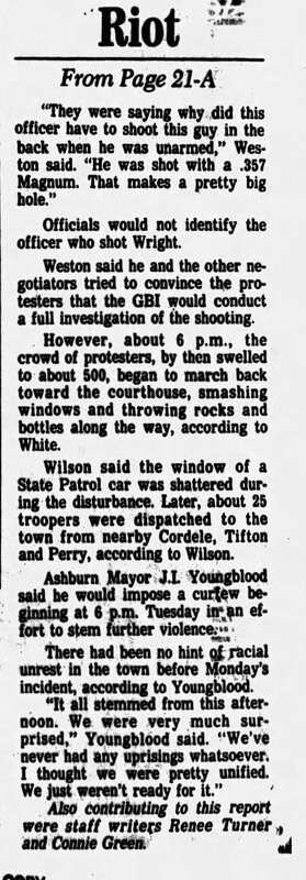 The Atlanta Constitution October 01, 1985 - Black prisoner's killing sparks Ashburn racial violence 2 of 2.jpg