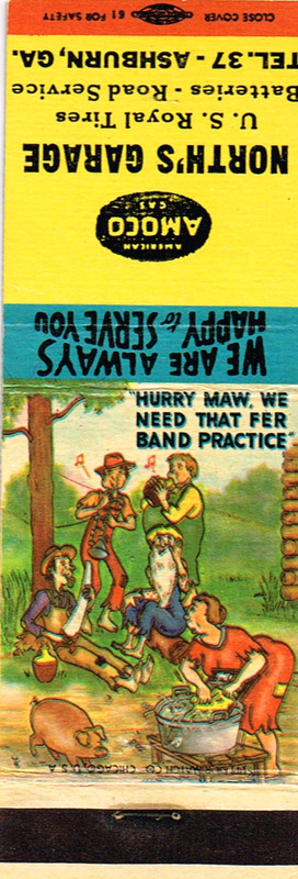 North_s Garage - Hurry Maw, we need that fer band practice matchbook.tif