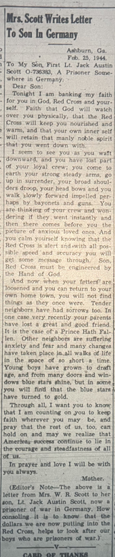 1944 March 9 WGF - Mrs. Scott writes a letter to son in Germany [Austin Scott who was captured 18 months].jpg