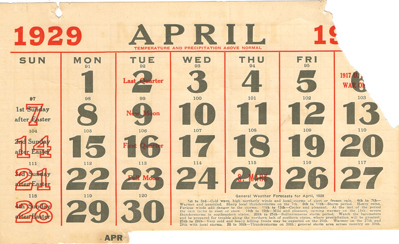 The Ashburn Bank Calendar - 1929 (5).tif