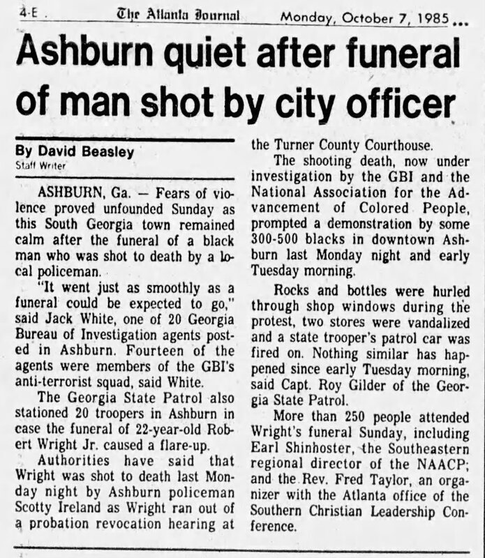 The Atlanta Journal October 07, 1985 - Ashburn quiet after funeral.jpg