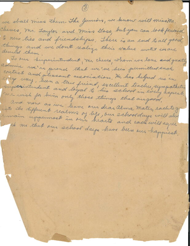 1934 Ashburn High School graduation speech by Opal Nipper page 8.jpg