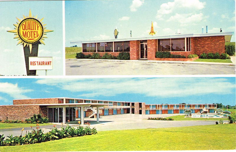 Quality Motel Restaurant - postcard front.tif