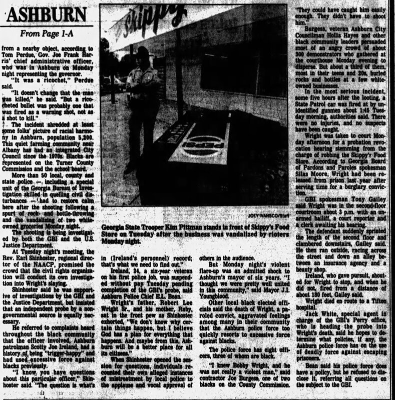 The Atlanta Constitution October 02, 1985 - NAACP to investigate killing 2 of 2.jpg