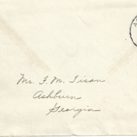 Letter from teacher [Alice Tharpe] to FM Tison accepting position - April 21, 1934 envelope.jpg