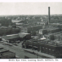 Bird_s Eyes View, looking South - Ashburn, GA - postcard front.tif