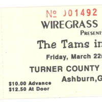 1996 Wiregrass Festival presents the Tams in Concert ticket