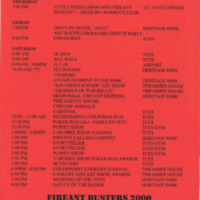 2000 Fire Ant Festival Schedule of Events - Fire Ant Busters.pdf