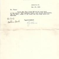 Ashburn Public Schools - Memo from C.J. Cheves (superintendent) to F.M. Tison - Jan. 27, 1931.jpg
