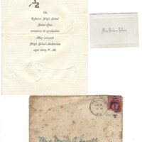 Perlene Sellars Kelly Graduation Invitation c.1932.jpeg