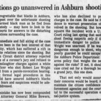 The Atlanta Constitution December 14, 1985 - Questions go unanswered in Ashburn shooting.jpg