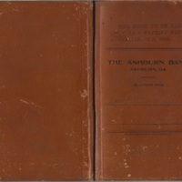 Frank Marion &quot;F.M.&quot; Tison receipt book for Ashburn Bank, 1912.