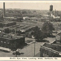 Bird&#039;s Eye View from Turner County Courthouse Postcard