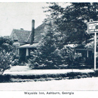 Wayside Inn, Ashburn, GA - Auburn - postcard front.tif
