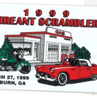 1999 Fire Ant Festival - Fire Ant Scrambler Sticker