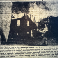 Ashburn School Burns down WGF May 27, 1954.jpg