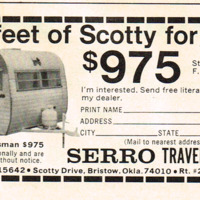 Serro Travel Trailer Co. Advertisement