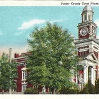 Turner County Courthouse Postcard