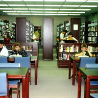Interior of the Victoria Evans Memorial Library