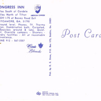 Congress Inn - 40850-C - postcard back.tif