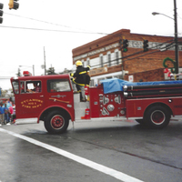 Sycamore Fire Department in the Ashburn Christmas Parade