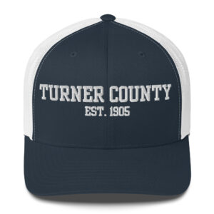 Turner County est. 1905 Puff Embroidered Trucker Cap