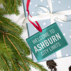 Ashburn City Limits Acrylic ornament