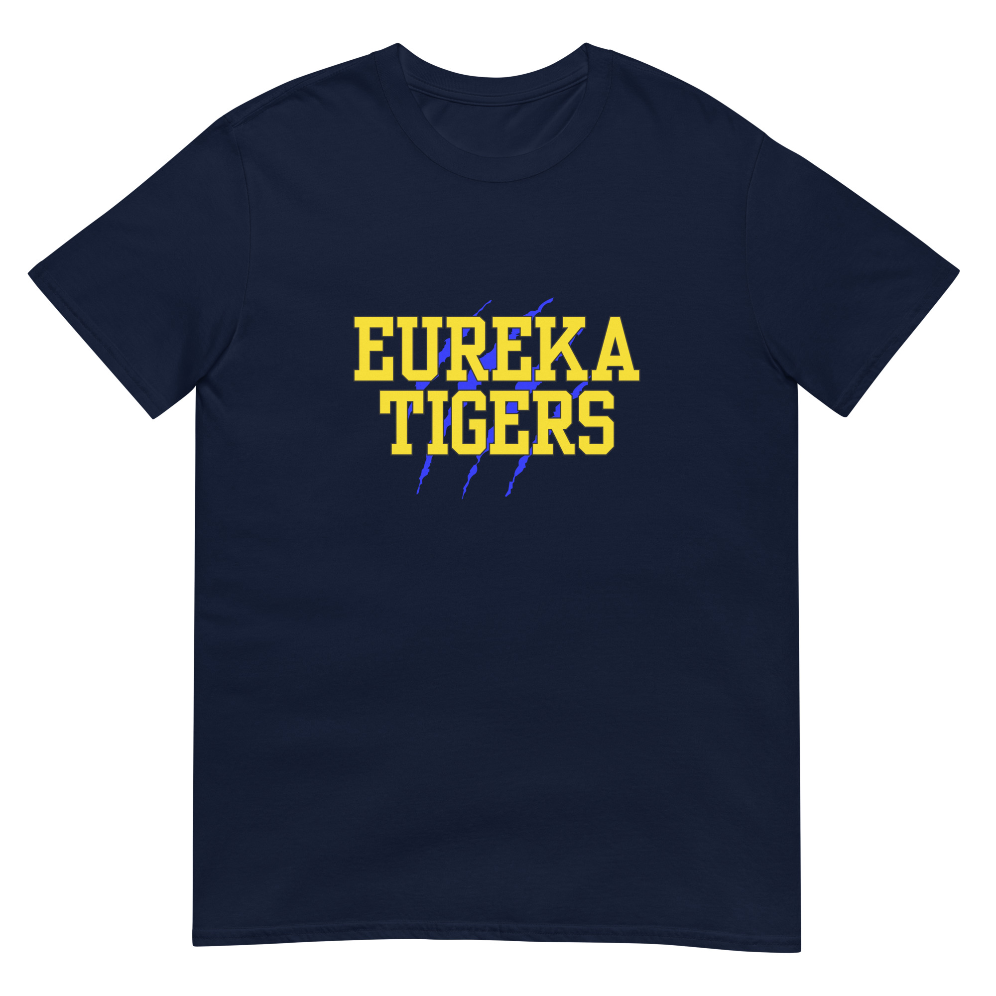 Yellow Eureka Tigers Short-Sleeve Unisex T-Shirt - Image 2
