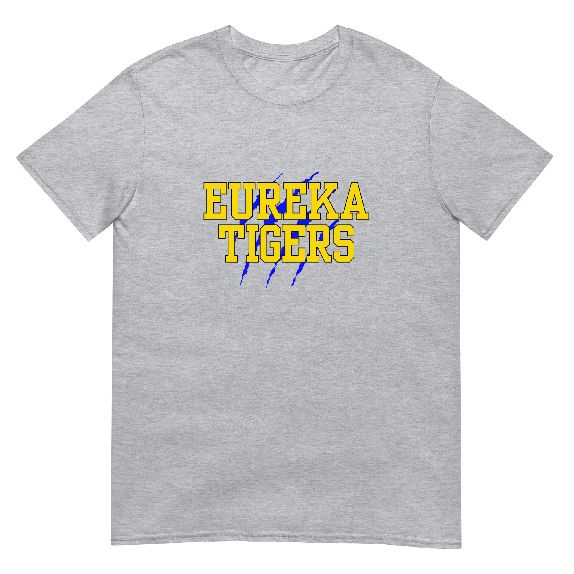 Yellow Eureka Tigers Short-Sleeve Unisex T-Shirt - Image 11