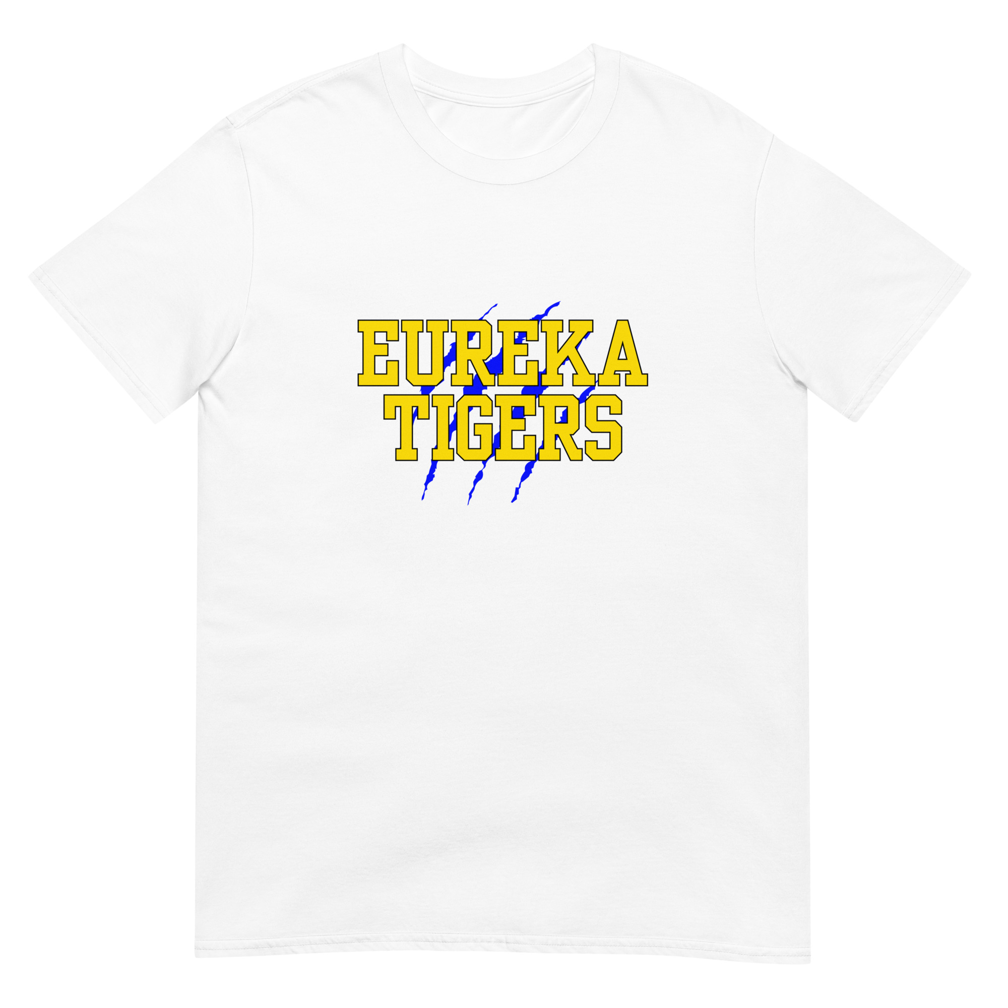 Yellow Eureka Tigers Short-Sleeve Unisex T-Shirt - Image 13